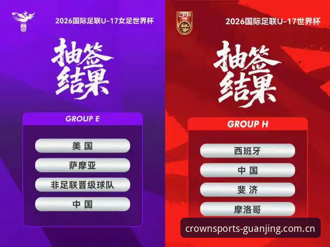 U17世界杯抽签结果详解：中国男女足分组形势与观赛指南